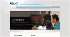 Desktop Screenshot of delvelearning.com